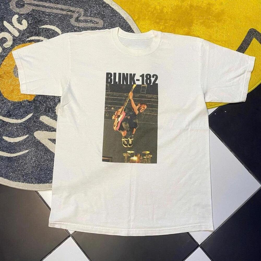 White Blink 182 Tour Tee